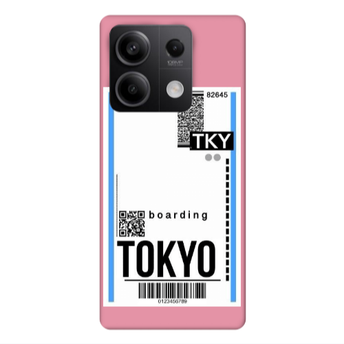 Xiaomi Redmi Note 13Pro 5G Tokyo Boarding Pink Colored Silicone TPU Θήκη