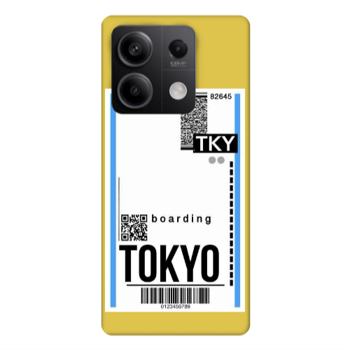 Xiaomi Redmi Note 13Pro 5G Tokyo Boarding Yellow Colored Silicone TPU Θήκη