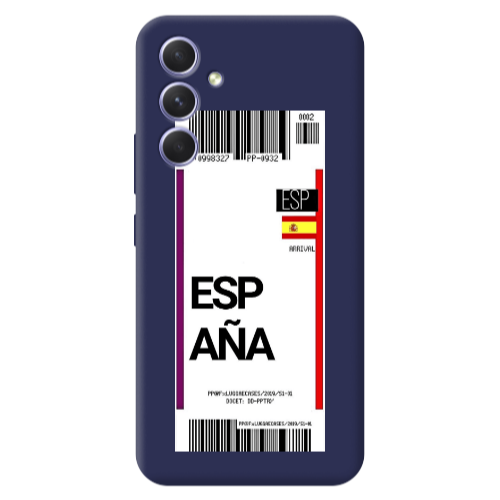 Samsung A56 Espana Arrival Dark blue Colored Silicone TPU Θήκη