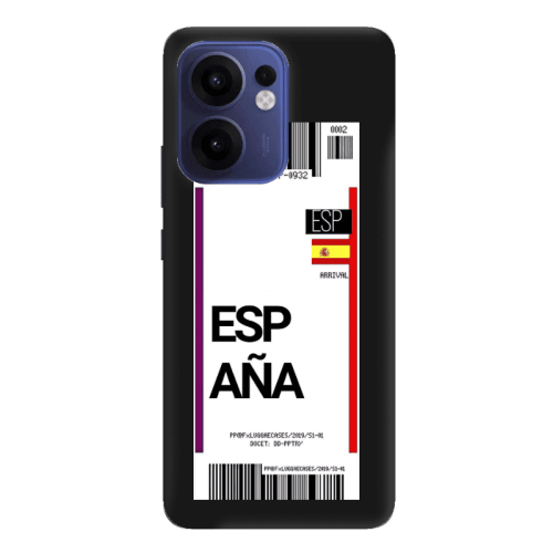Oppo Reno13 FS Espana Arrival Black Colored Silicone TPU Θήκη