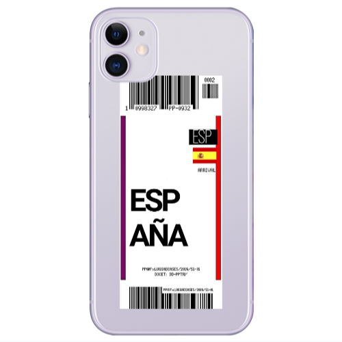Apple iPhone 11  Espana Arrival Transparent Silicone TPU Θήκη