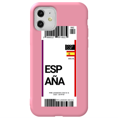 Apple iPhone 11  Espana Arrival Pink Colored Silicone TPU Θήκη