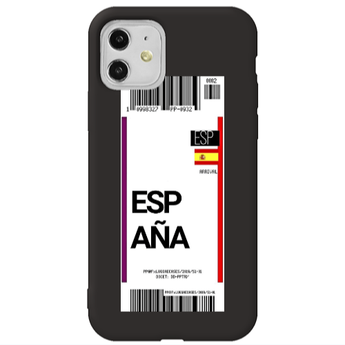 Apple iPhone 11  Espana Arrival Black Colored Silicone TPU Θήκη