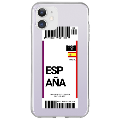 Apple iPhone 12 Espana Arrival Transparent Silicone TPU Θήκη