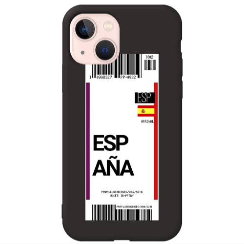 Apple iPhone 13 Espana Arrival Black Colored Silicone TPU Θήκη