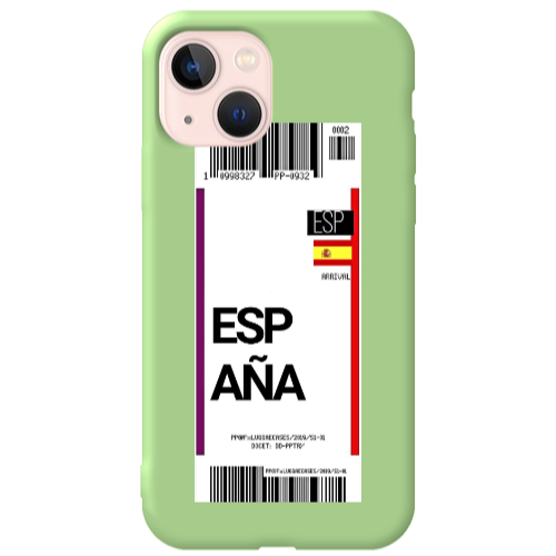 Apple iPhone 13 Espana Arrival Light Green Colored Silicone TPU Θήκη