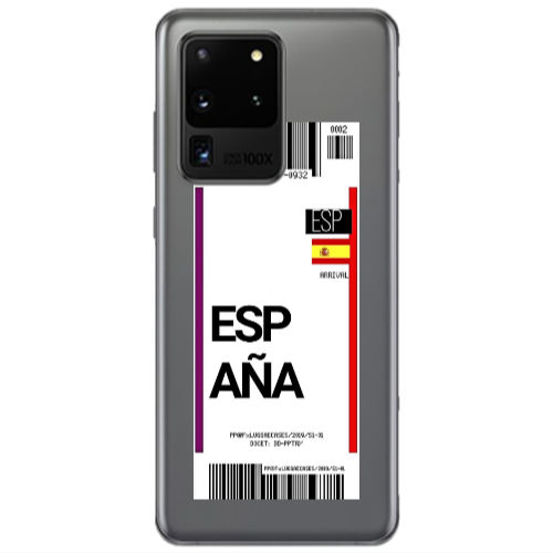 Samsung S20 Ultra Espana Arrival Transparent Silicone TPU Θήκη