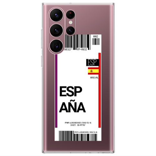 Samsung S22 Ultra Espana Arrival Transparent Silicone TPU Θήκη