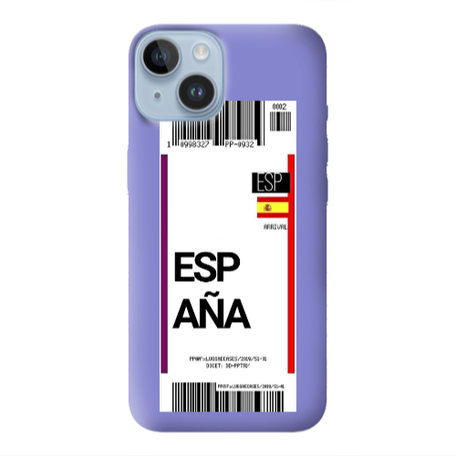 Apple iPhone 14  Espana Arrival Purple Colored Silicone TPU Θήκη