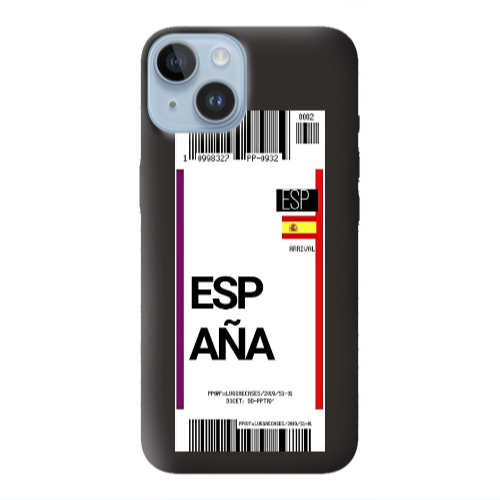 Apple iPhone 14 Plus Espana Arrival Black Colored Silicone TPU Θήκη