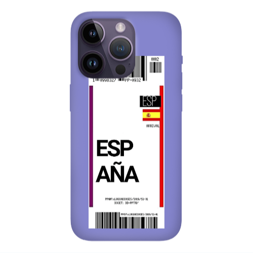 Apple iPhone 14 Pro  Espana Arrival Purple Colored Silicone TPU Θήκη