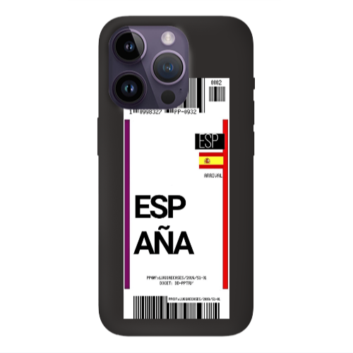 Apple iPhone 14 Pro  Espana Arrival Black Colored Silicone TPU Θήκη