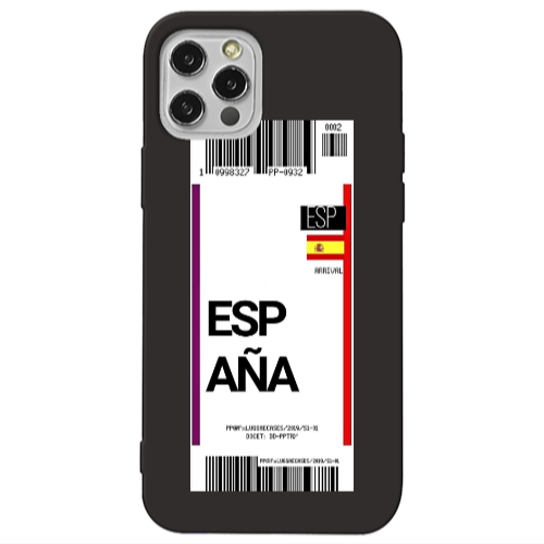 Apple iPhone 13 Pro Espana Arrival Black Colored Silicone TPU Θήκη