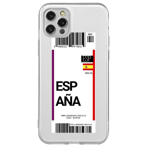 Apple iPhone 12 Pro Espana Arrival Transparent Silicone TPU Θήκη