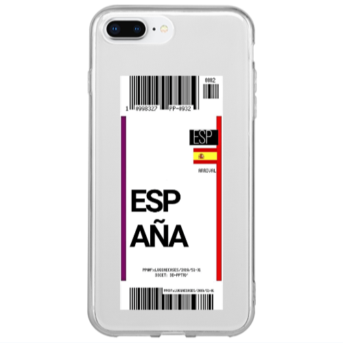 Apple iPhone 7 Plus Espana Arrival Transparent Silicone TPU Θήκη