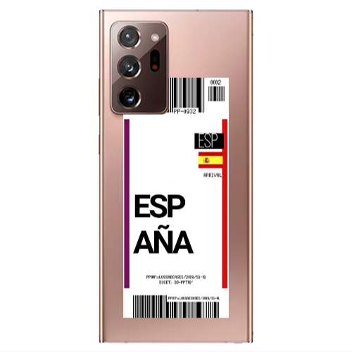 Samsung Note 20 Ultra Espana Arrival Transparent Silicone TPU Θήκη
