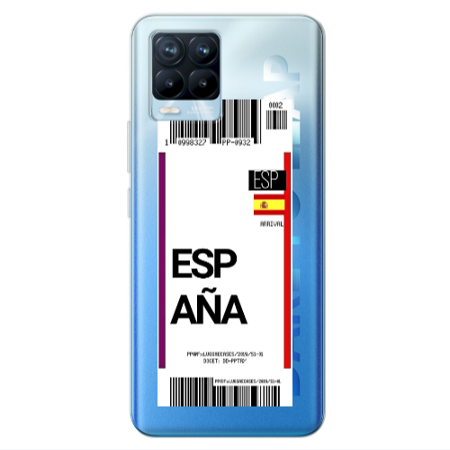 Realme 8 Pro Espana Arrival Transparent Silicone TPU Θήκη