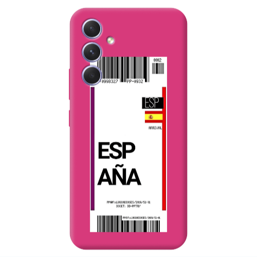 Samsung A54 Espana Arrival Fuchsia Colored Silicone TPU Θήκη