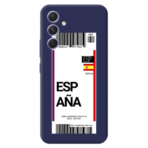 Samsung A54 Espana Arrival Dark blue Colored Silicone TPU Θήκη