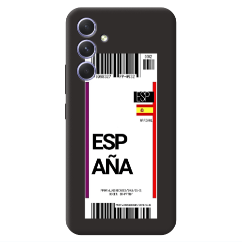 Samsung A54 Espana Arrival Black Colored Silicone TPU Θήκη