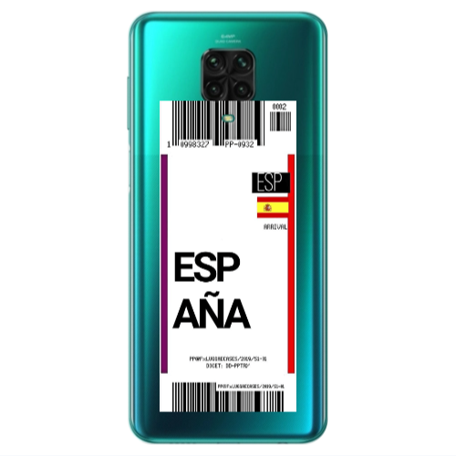 Xiaomi Redmi Note 9S Espana Arrival Transparent Silicone TPU Θήκη