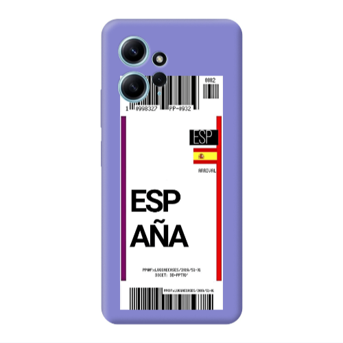Xiaomi Redmi Note 12 4G Espana Arrival Purple Colored Silicone TPU Θήκη