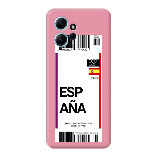 Xiaomi Redmi Note 12 4G Espana Arrival Pink Colored Silicone TPU Θήκη