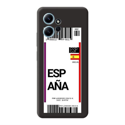 Xiaomi Redmi Note 12 4G Espana Arrival Black Colored Silicone TPU Θήκη