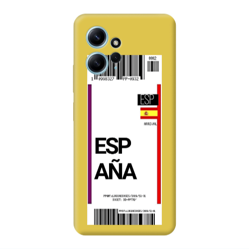 Xiaomi Redmi Note 12 4G Espana Arrival Yellow Colored Silicone TPU Θήκη