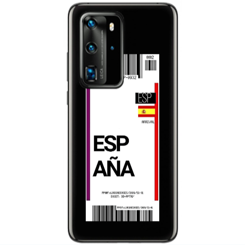 Huawei P40 Pro Espana Arrival Transparent Silicone TPU Θήκη