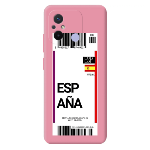 Xiaomi Redmi 12C Espana Arrival Pink Colored Silicone TPU Θήκη
