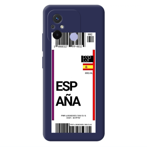 Xiaomi Redmi 12C Espana Arrival Dark blue Colored Silicone TPU Θήκη