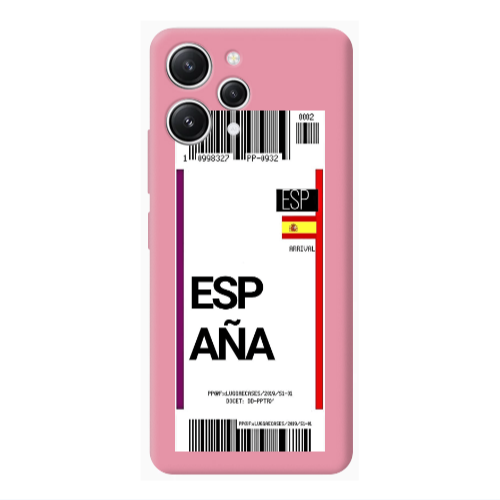 Xiaomi Redmi 12 Espana Arrival Pink Colored Silicone TPU Θήκη