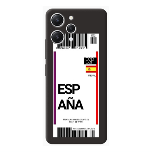 Xiaomi Redmi 12 Espana Arrival Black Colored Silicone TPU Θήκη