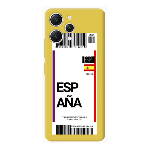 Xiaomi Redmi 12 Espana Arrival Yellow Colored Silicone TPU Θήκη