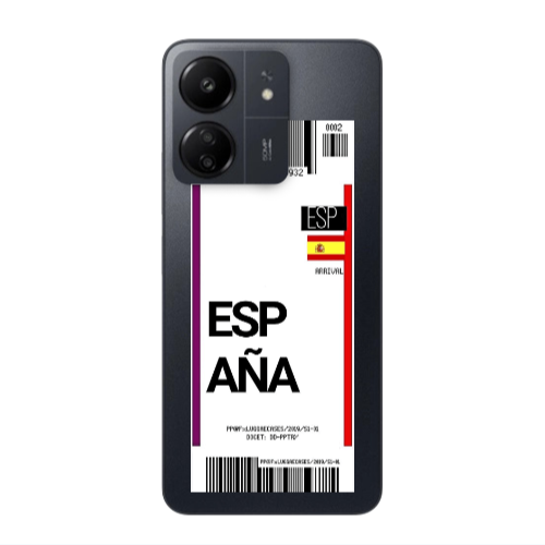 Xiaomi Redmi 13C Espana Arrival Transparent Silicone TPU Θήκη