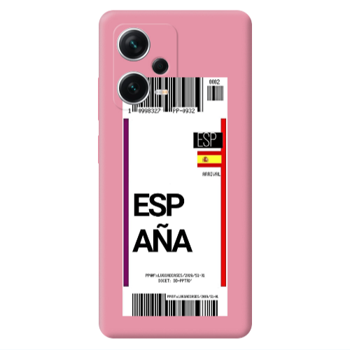 Xiaomi Poco X5 Espana Arrival Pink Colored Silicone TPU Θήκη