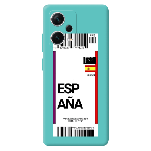 Xiaomi Poco X5 Espana Arrival Turquoise Colored Silicone TPU Θήκη