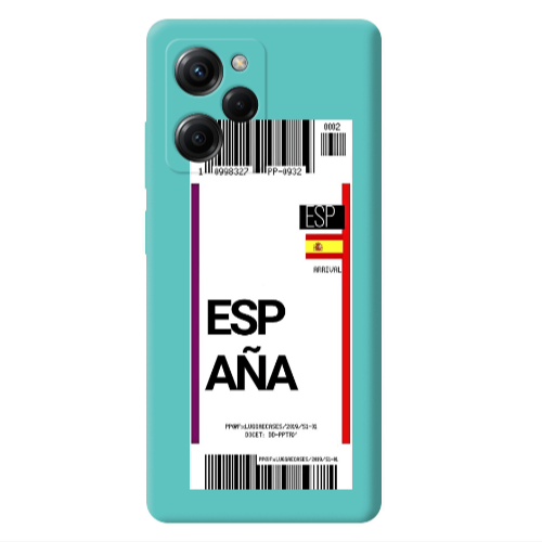 Xiaomi Poco X5 Pro Espana Arrival Turquoise Colored Silicone TPU Θήκη