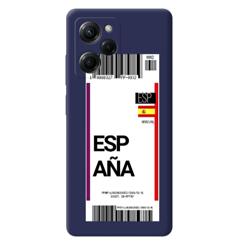 Xiaomi Poco X5 Pro Espana Arrival Dark blue Colored Silicone TPU Θήκη