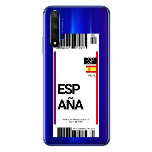 Huawei Nova 5 T Espana Arrival Transparent Silicone TPU Θήκη