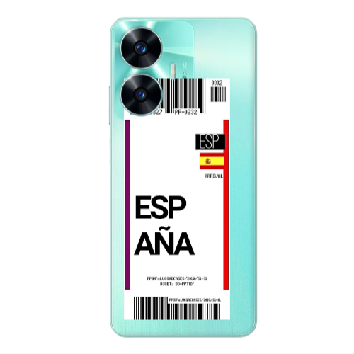 Realme C55 Espana Arrival Transparent Silicone TPU Θήκη