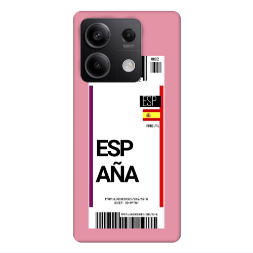 Xiaomi Redmi Note 13 5G Espana Arrival Pink Colored Silicone TPU Θήκη