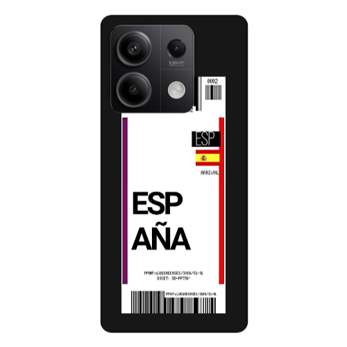 Xiaomi Redmi Note 13 5G Espana Arrival Black Colored Silicone TPU Θήκη