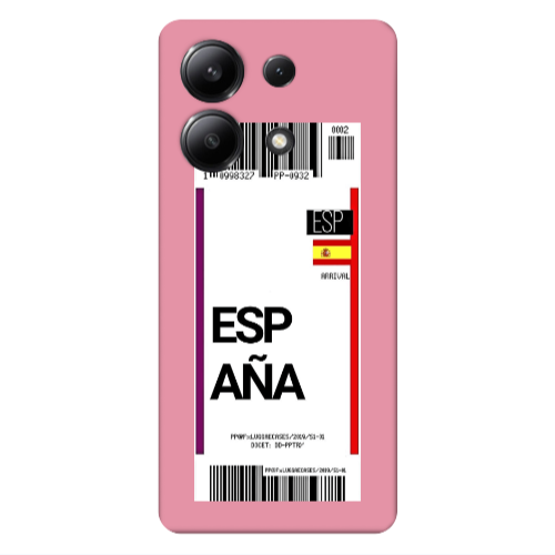 Xiaomi Redmi Note 13 4G Espana Arrival Pink Colored Silicone TPU Θήκη
