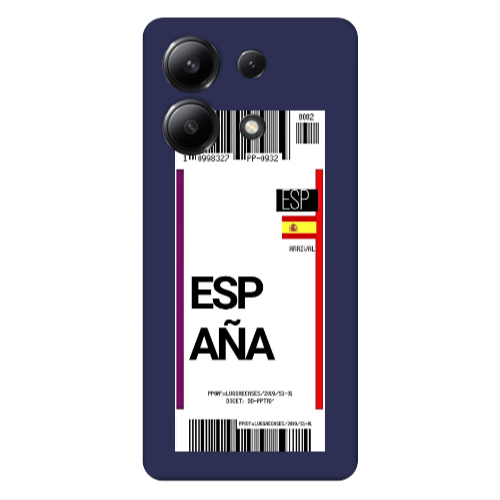 Xiaomi Redmi Note 13 4G Espana Arrival Dark blue Colored Silicone TPU Θήκη