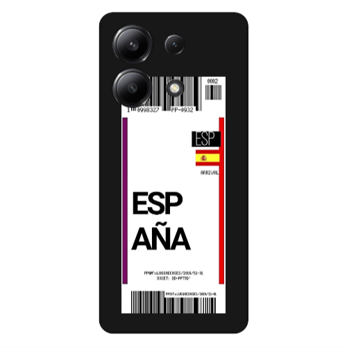 Xiaomi Redmi Note 13 4G Espana Arrival Black Colored Silicone TPU Θήκη