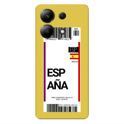 Xiaomi Redmi Note 13 4G Espana Arrival Yellow Colored Silicone TPU Θήκη