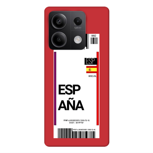 Xiaomi Redmi Note 13Pro 5G Espana Arrival Red Colored Silicone TPU Θήκη
