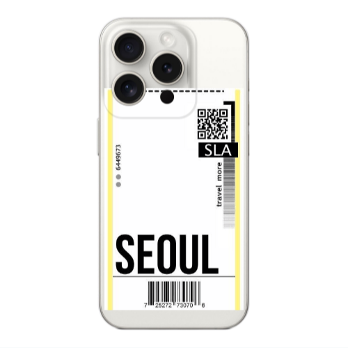Apple Iphone 16 Pro Seoul Travel More Transparent Silicone TPU Θήκη